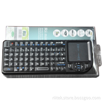 2.4G Wireless Rii Mini PC Keyboard Touchpad UK Layout